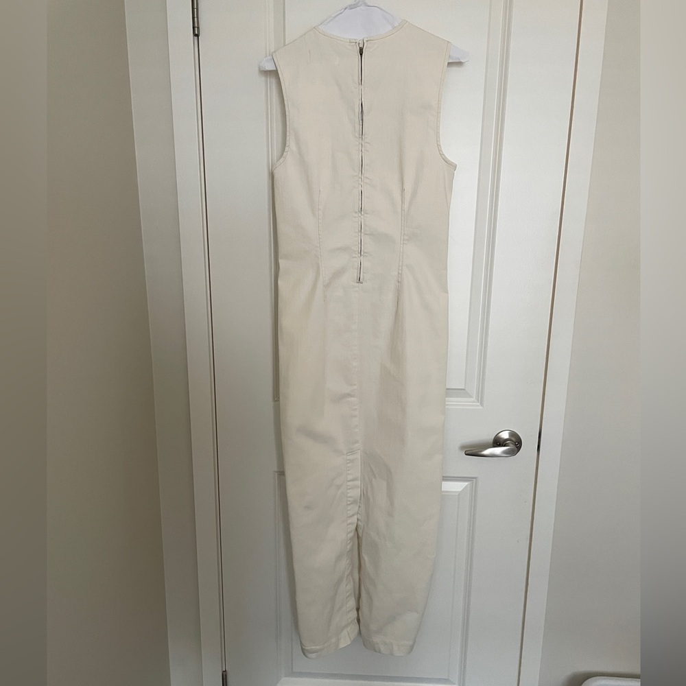 Reformation Kendi Midi Dress in Fior Di Latte - Picture 3 of 4